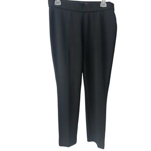 Black Label by Evan Picone Classic Black Trousers